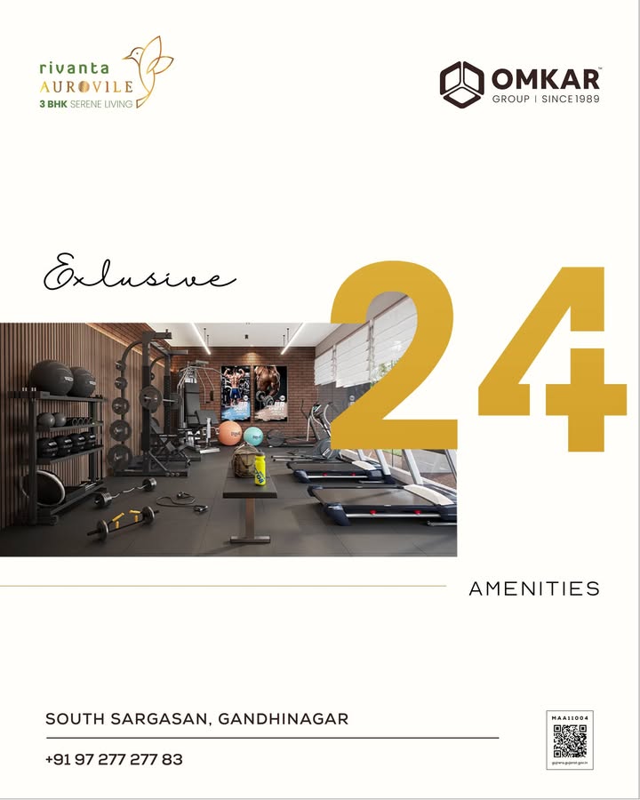 Omkar Group,  rivantaaurovile, rivantabypramukhomkar, 3bhkapartments, 3bhk, zenmodeon, ZenMode, auroville, gandhinagar, peace, nature, harmony