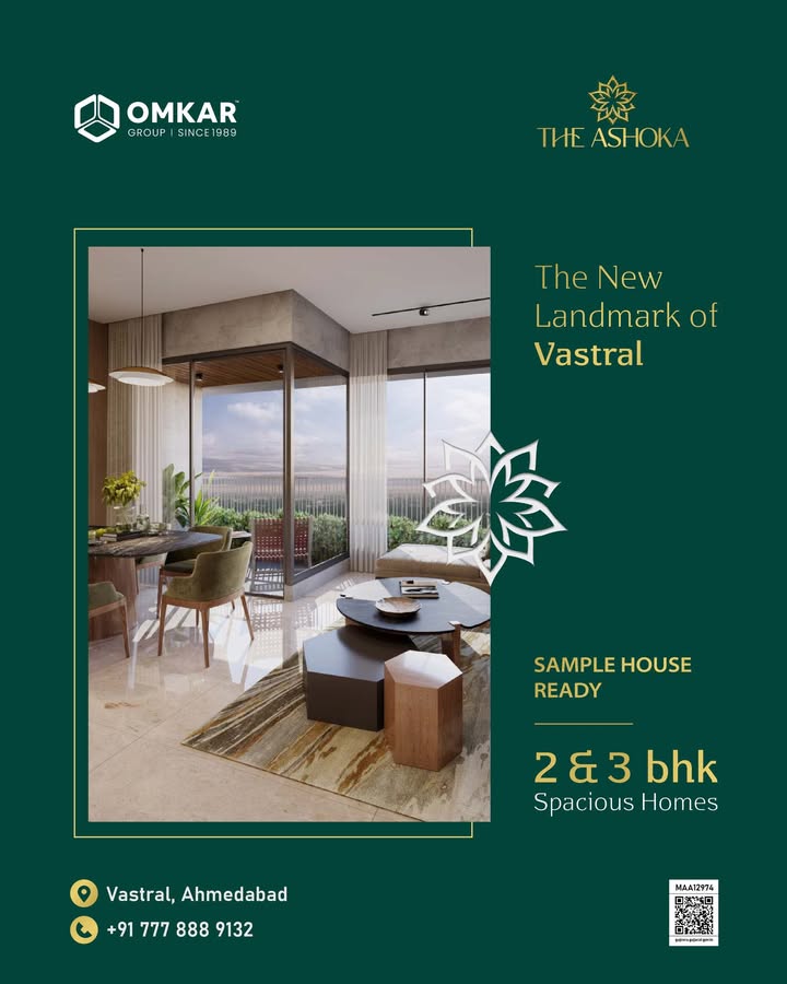 Omkar Group,  omkargroup, omkarskyzen, 3bhkapartments, gandhinagar, luxuriousapartments, zenmode, greenliving, greenbuildingproject, mivanconstruction