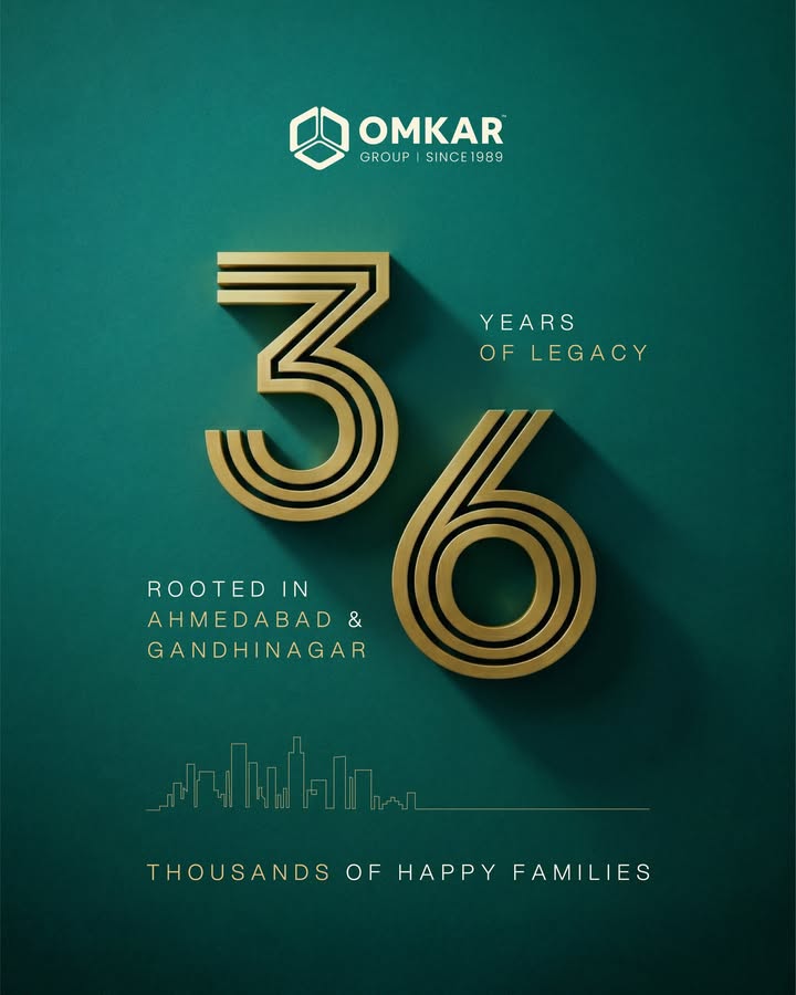 Omkar Group,  OmkarGroup, realestateahmedabad, realestategandhinagar, realestate, legacy