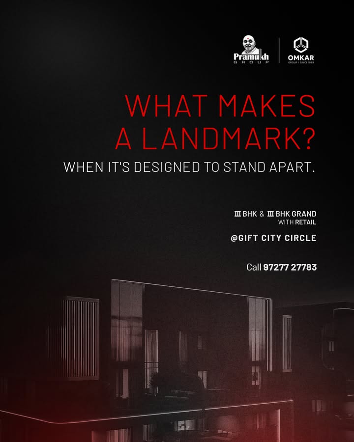 Omkar Group,  omkarskyzen, omkargroup, gandhinagar, 3bhkapartments, luxuriousapartments, raftfoundation, foundation, mivanconstruction, bricklessbuilding