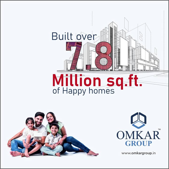 Omkar Group,  OmkarGroup, RealEstate, HappyHomes, ahmedabadcity