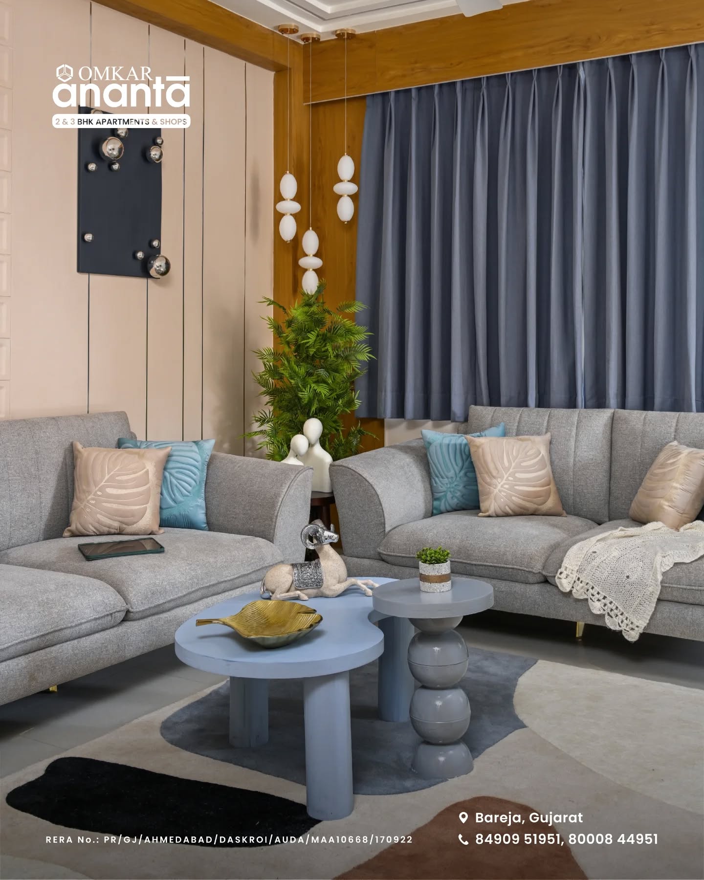 Omkar Group,  barejaahmedabad, omkarananta, omkargroup, omkar, bareja, 2bhkapartments, 3bhkapartments, homeinbareja, spacioushomes, spaciousapartments, #samplehouseready, samplehouse🏠, samplehouse