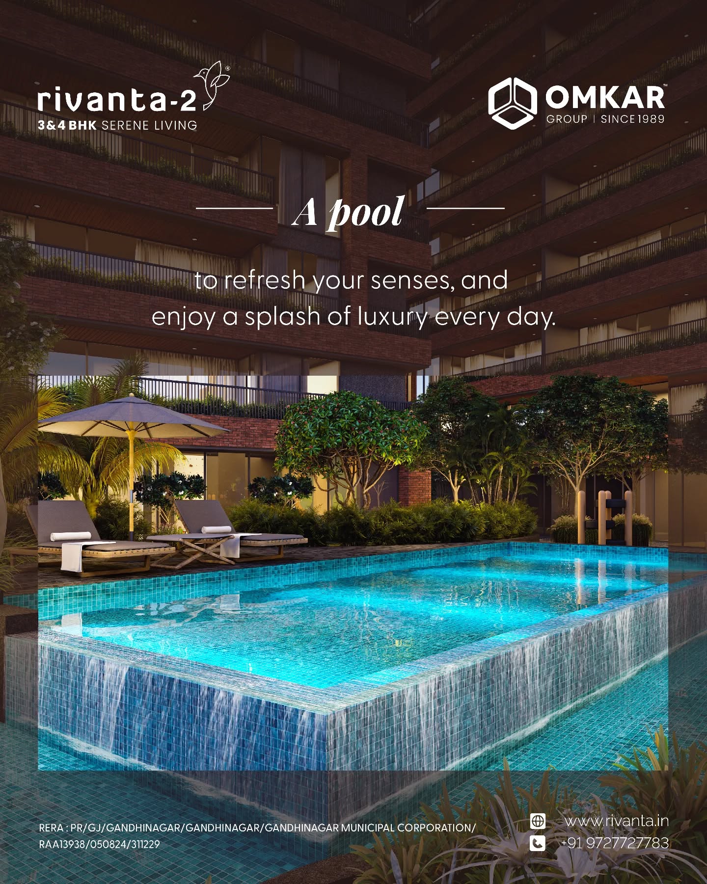 Omkar Group,  rivanta2, rivantabypramukhomkar, rivanta, pramukhomkargroup, pramukhgroupgandhinagar, pramukhgroup, omkargroup, 3bhkapartments, 4bhkapartments, luxuriousapartments