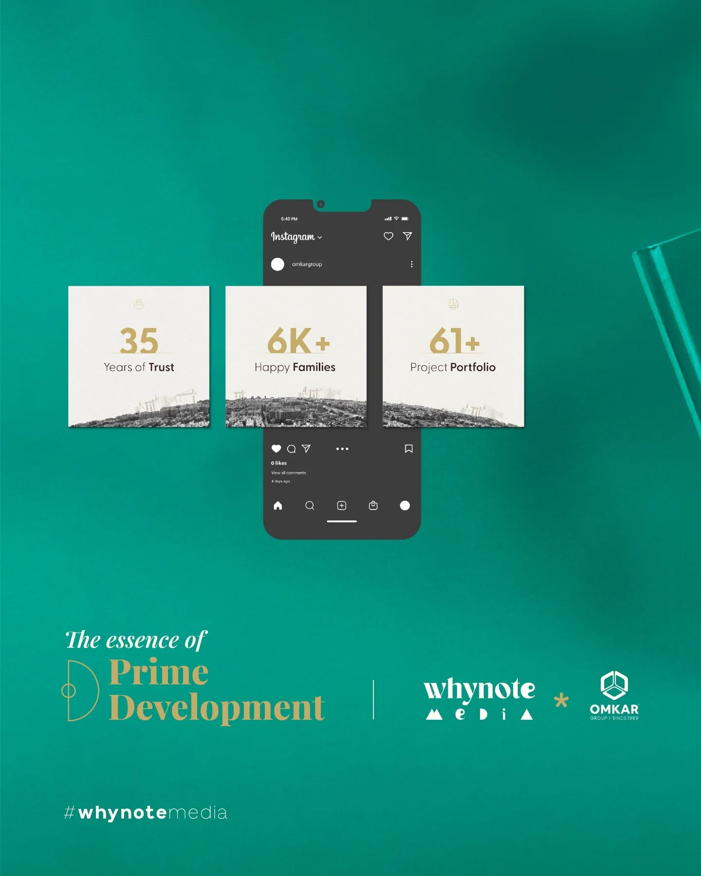 Omkar Group,  omkargroup, WhyNoteMedia, branding, brandingstrategy, brandstory, realestate, marketingagencyindia, marketingagencyahmedabad, advertising, advertisingagency, WhyNote