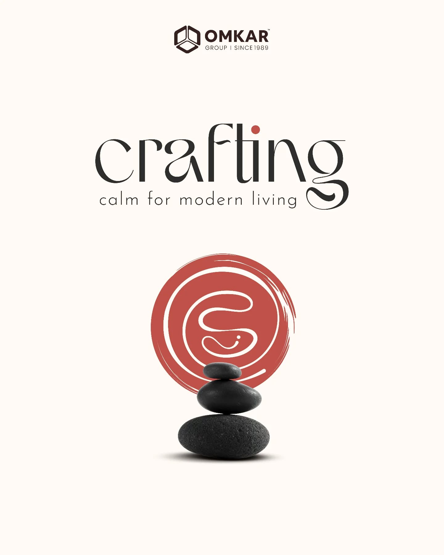 Omkar Group,  omkar, omkargroup, gandhinagar, 3bhkhomes, 3bhk, residentialproject, calm, craftingcalm, peace, launchingsoon🚀