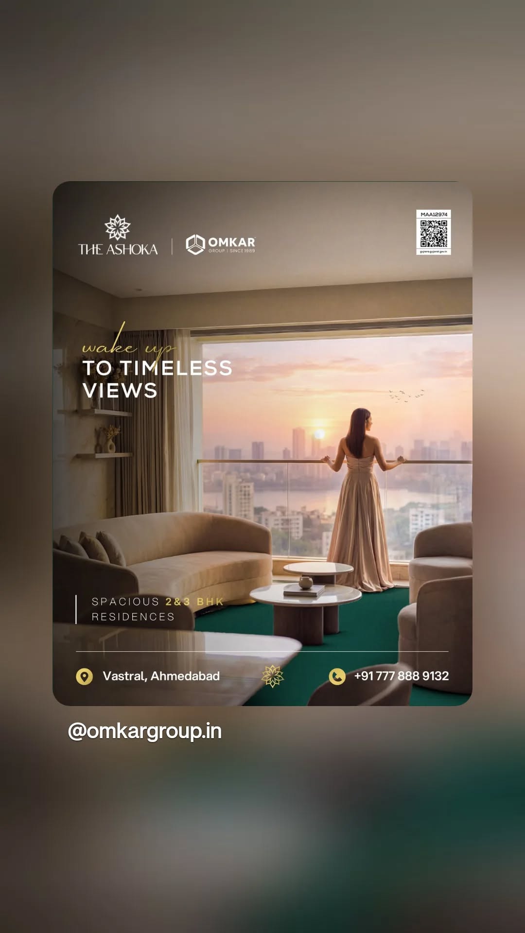 Omkar Group,  Rivanta2, LuxuryLiving, ConnectedTerrace, 3BHK, 4BHK, GandhinagarHomes, TriCityLiving, SkyAmenities, RealEstate, NearRandesanMetro, NewLaunch, rivantabypramukhomkar, livearoundnature, solarpanels