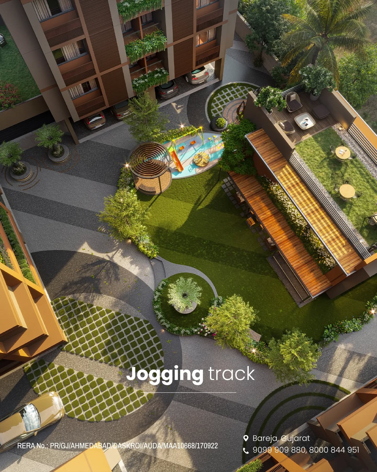 Omkar Group,  omkar, omkargroup, omkarananta, owningahome, 2bhkapartments, 3bhkapartments, buildingdreams, buyinghomes, bareja, homeinbareja, apartments, amenities, childrenplayarea, gazebo, joggingtrack