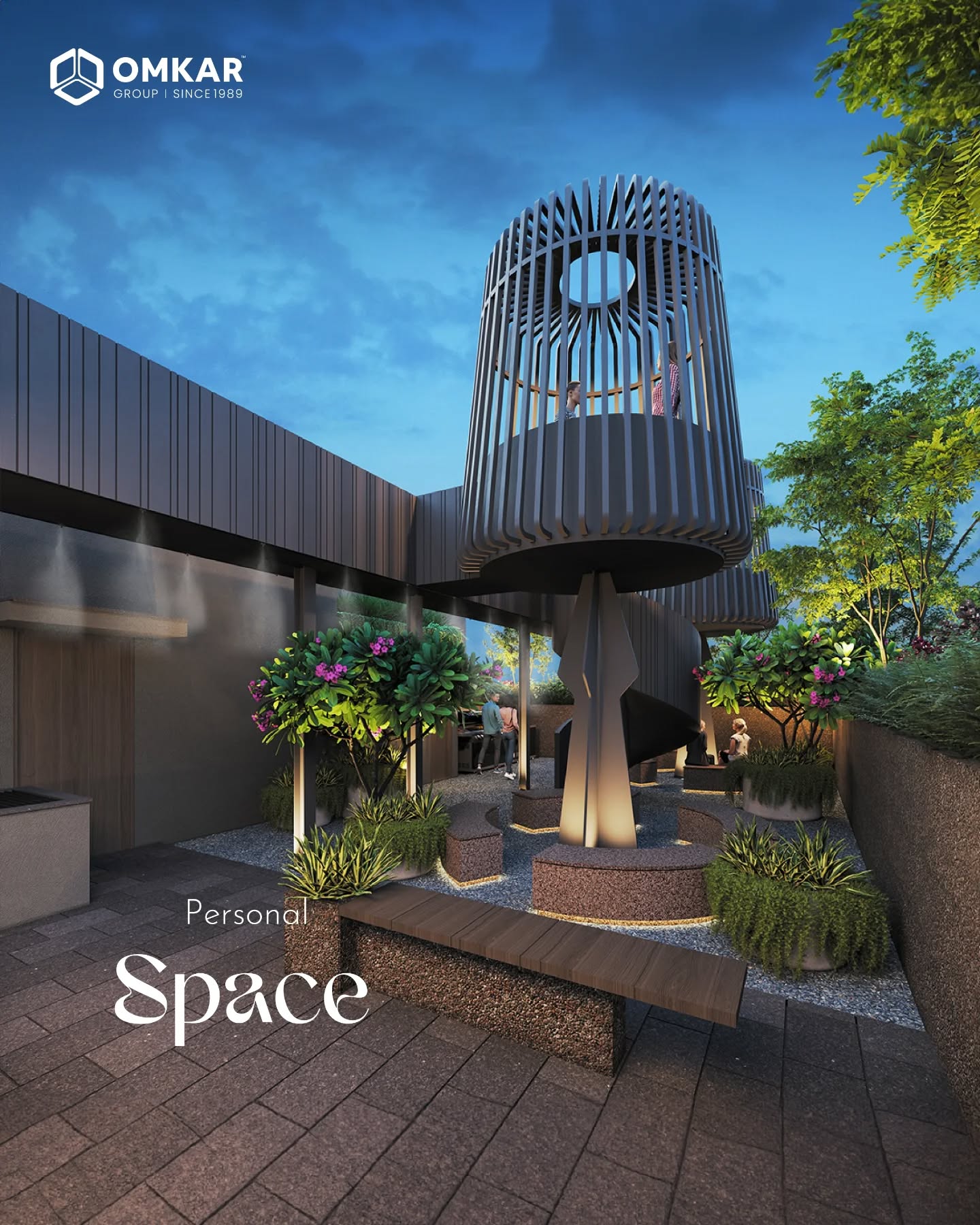 Omkar Group,  omkar, omkargroup, gandhinagar, greenbuilding, personalspace, groundedsafety, greenliving, launchingsoon🚀, luxuriouslifestyle, luxury, livebeyondexpectations