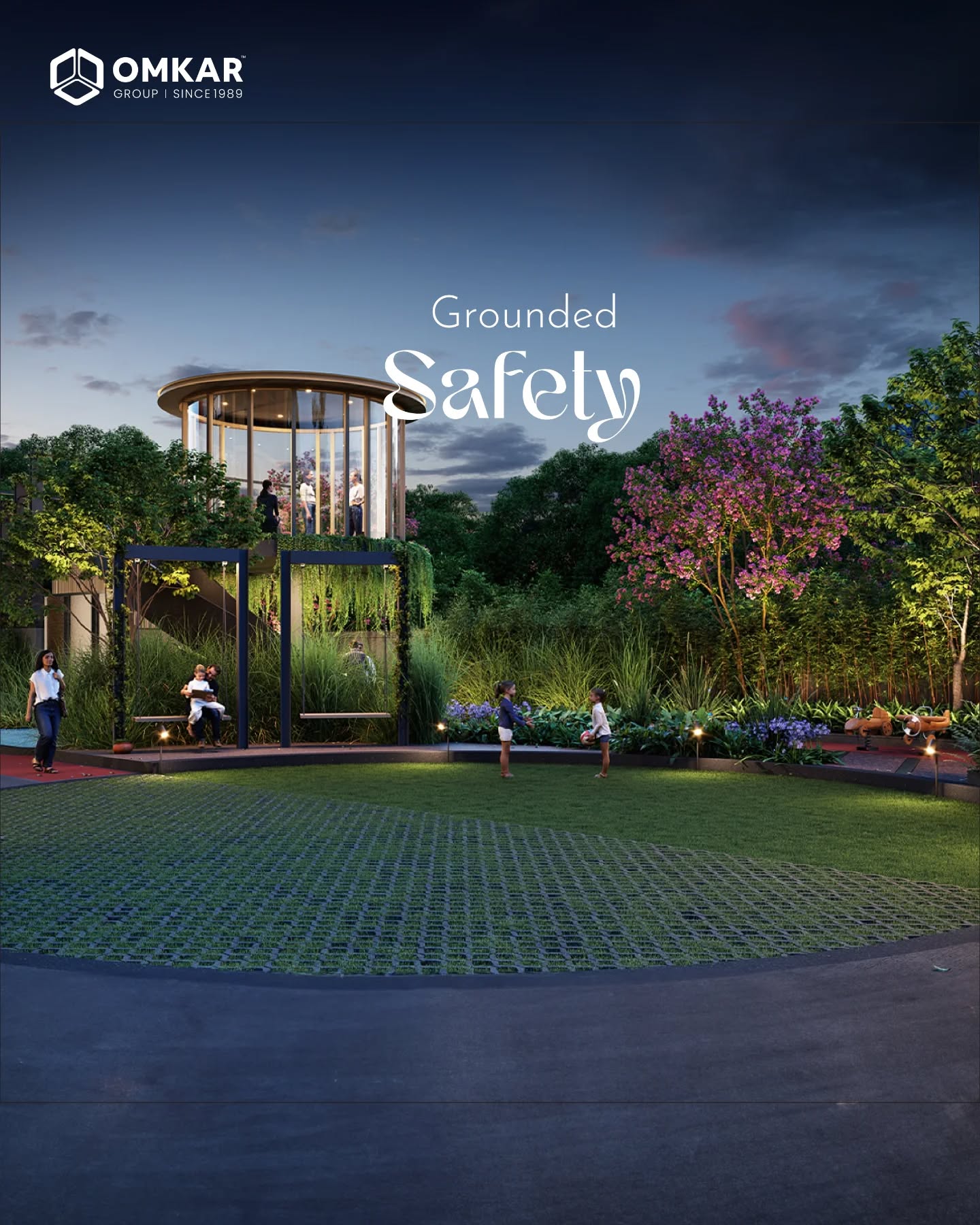 Omkar Group,  omkar, omkargroup, gandhinagar, greenbuilding, personalspace, groundedsafety, greenliving, launchingsoon🚀, luxuriouslifestyle, luxury, livebeyondexpectations
