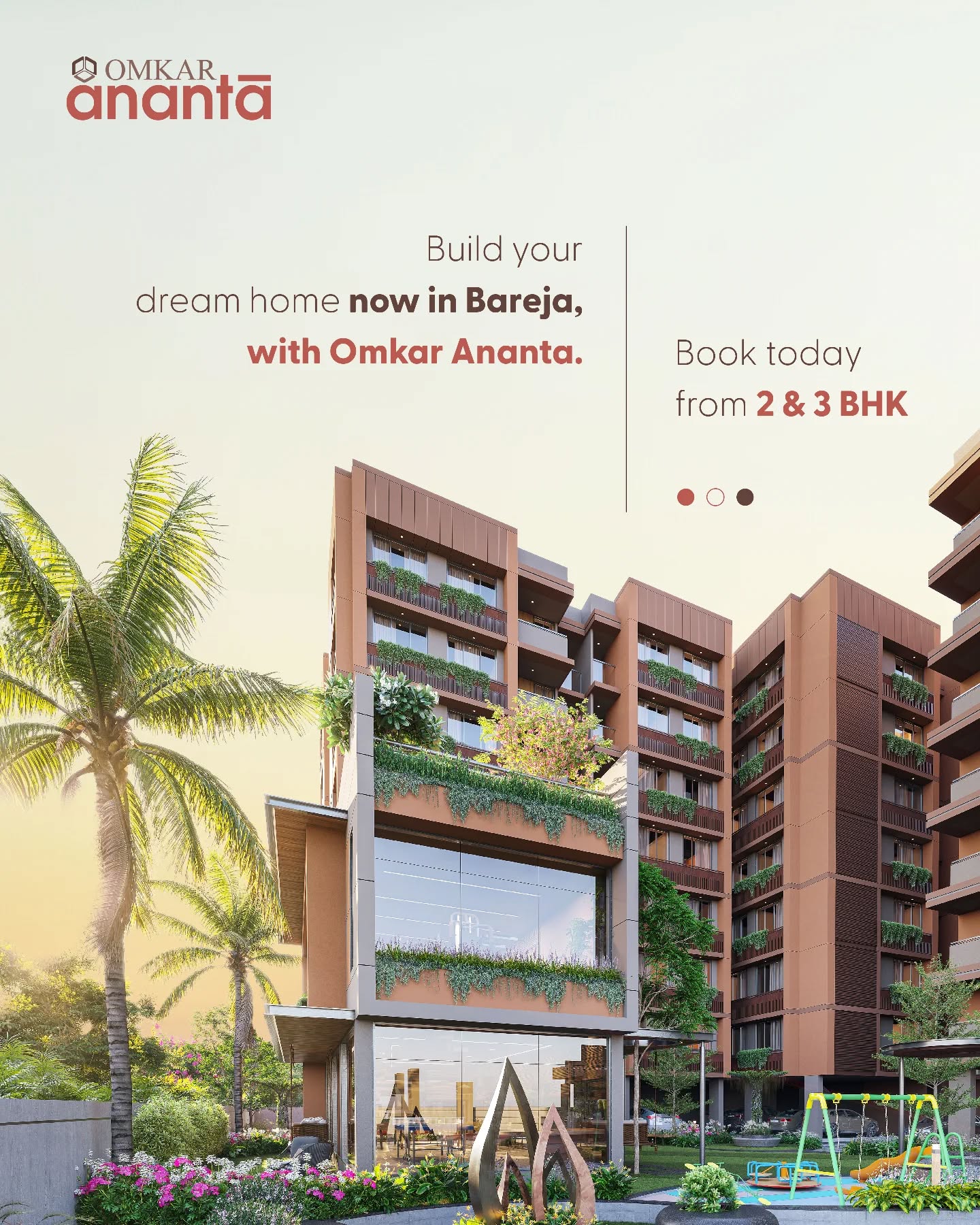 Omkar Group,  omkargroup, omkarananta, bareja, home, dreamhome, realestate, residentialproject, homeinbareja