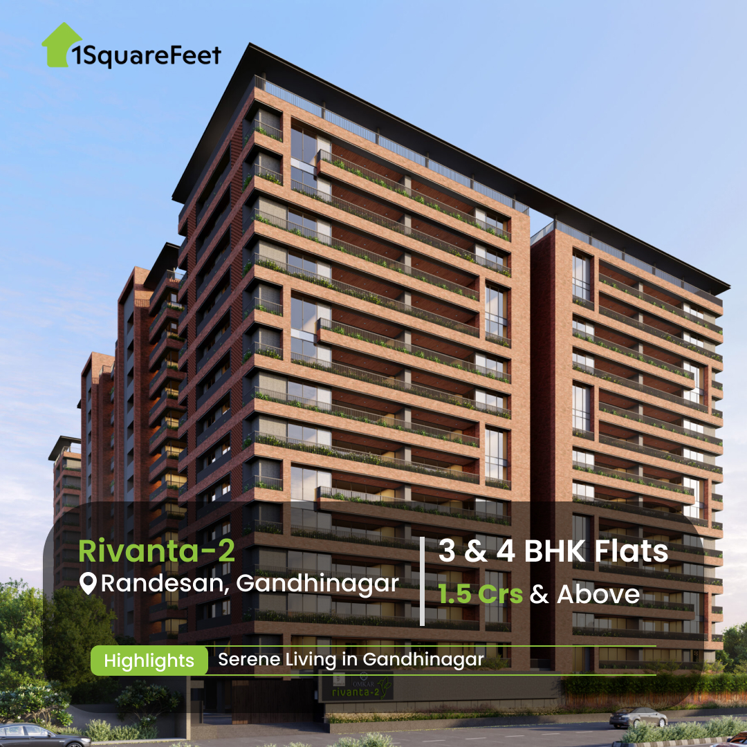 Omkar Group,  Rivanta, LuxuryLiving, GandhinagarRealEstate, TheWayOfLife, PramukhOmkar, Randesan, GreaterGIFT, MetroLiving, DreamHome, CommunityLiving, InvestSmart, PeacefulLiving